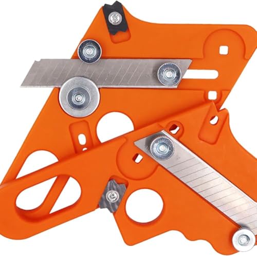 KEWAYO Furnierkantenschneider,Kantenschneider für Umleimer,Edge Banding Trimmer mit 10 Ersatzklingen,Einhandhobel,Kantenhobel, Fasenhobel,Handschneidewerkzeug für Holzkantenbänder