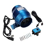 Dmuchawa odśrodkowa, 4-calowy wentylator wydechowy Regulowany prędkości wentylator wentylator ogrodowy farmland window Airflow Boost Extractor wentylacyjny wentylacyjny powietrza