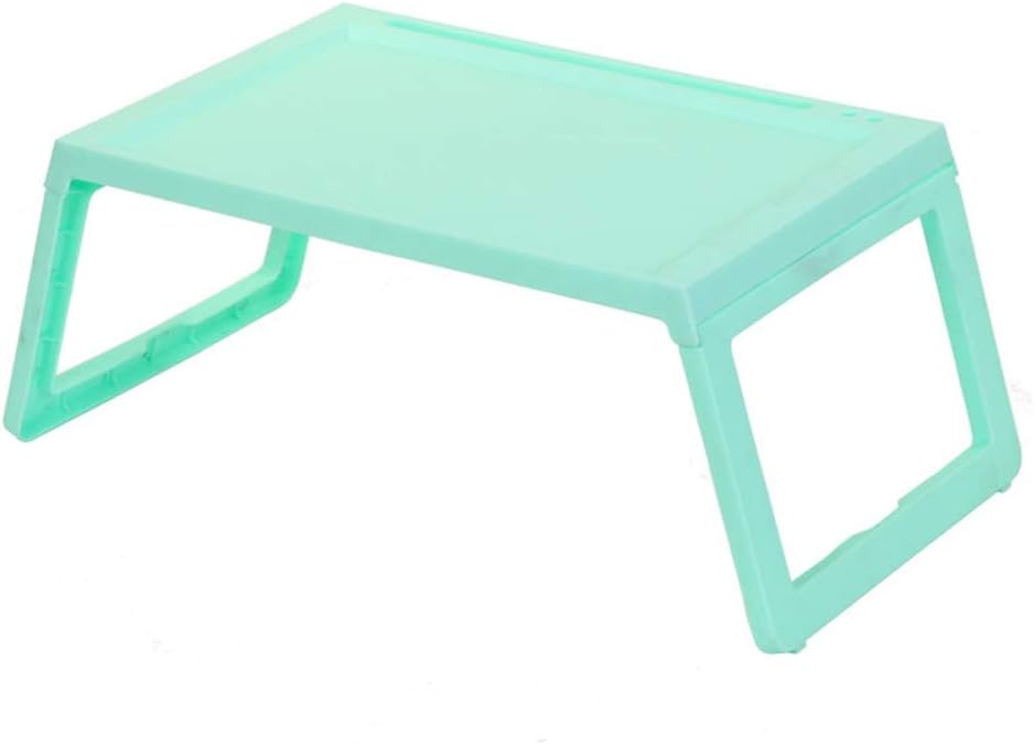 HUAHUA Tables Laptop Table - Bed Folding Lazy Table, Suitable For Sofa, Car, Outdoor Picnic, White, Gray, Green (Color : Green)