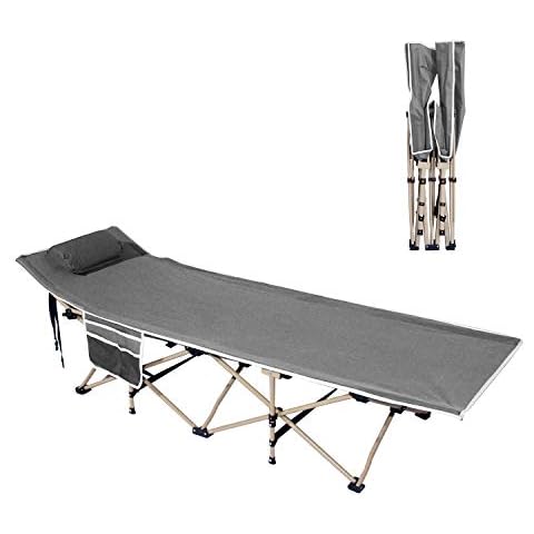 sogesfurniture Cama de Camping Plegable con Bolsa de Transporte Cover