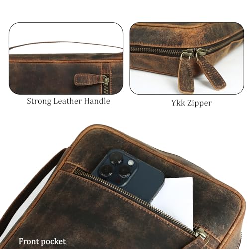 KomalC Handmade Leather Bible Cover