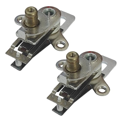 Paquete de 2 interruptores para electrodomésticos de cocina, interruptores eléctricos para aparatos de cocina, accesorios de cocina, textura de metal
