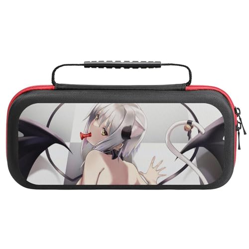 Switch �P�[�X ���킢�� �n�C�X�N�[��D×D ���� ���L �Ƃ����傤 ���˂� �X�C�b�` ���[�P�[�X �J�o�[ �i�C�����f�� �S�ʕی� �h�o/�h��/�h��/�ϏՌ� 26x11.5x5.2cm Switch�ɑΉ� �ی�p�n�[�h�P�[�X ��e�ʂȎ��[�� �A�N�Z�T