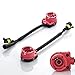 2x D2S D2R HID Bulbs Plug And Play Heat Resistant Wiring Harness Extension Socket AMP Connector Adapter Kit For Upgrading Head Light Or Fog Lamp