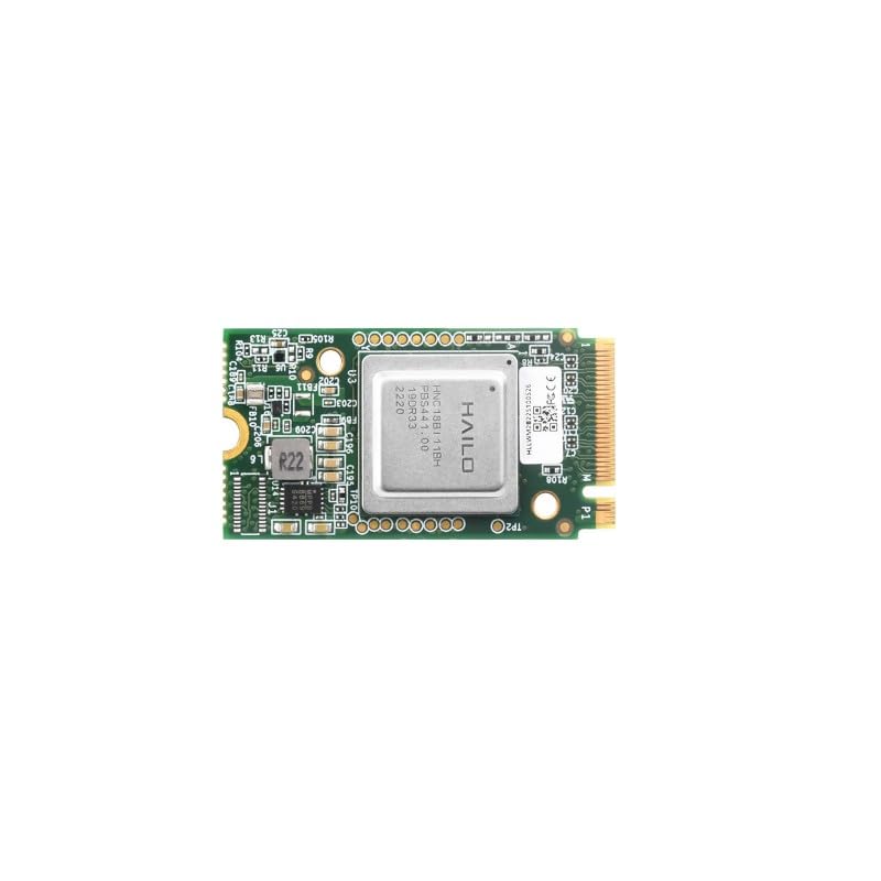 Hailo-8 M.2 AI Accelerator Module Compatible with Raspberry Pi 5 Support Linux/Windows Systems Based On The 26TOPS Hailo-8 AI Processor (Hailo-8 Short