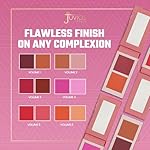 Juvia's Place Blushed Duo Blush Volume4 - Two Tone Pigmented Buildable Pressed Mineral Powder - Rosy Natural Cheeks Matte Fresh Finish for All Skin Color - Image 3