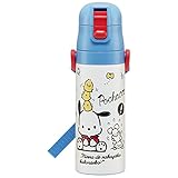 スケーター(Skater) 【Amazon.co.jp限定】サンリオ キッズ 水筒 470ml 直飲み ステンレス ポチャッコ 子どもに優しい 軽量 タイプ 真空 断熱 構造 保冷専用 SDC4