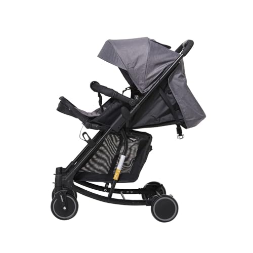 Maxi Baby Carrinho De Bebê Passeio 2 em 1 Vira Balanço Maximo, Cinto 5 Pontos, Assento Reclinável, C