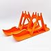 Aymzbd Ski Set Snowboard Snow Board Kit Winter Outdoor Fun Stable Ski Sled Parking Stand for Balance Bikes Walkers, Orange