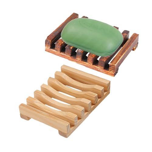2 jaboneras, soporte para jabón de madera, soporte para filtro de agua, jabonera para drenaje, jabonera, accesorios para jabón, accesorios de cocina y baño