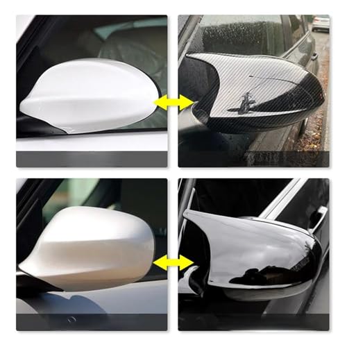 Coque de rétroviseur aspect carbone pour BMW E92 E93 E81 E82 style dynamique au quotidien