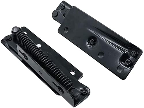 [2 Pieces] Folding Bed Lifting Hinge Sofa Self-Locking Hinge Furniture Hardware Accessories (Black) #TOP4
