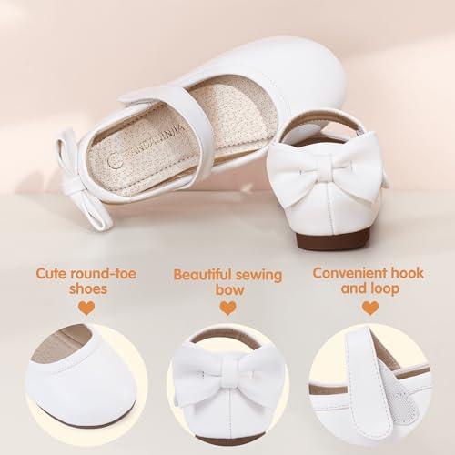Image of PANDANINJIA Toddler Dress Shoes Flower Girls Ballet Flats