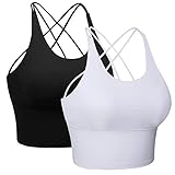 Super bequem: Der BH besteht aus 90% Nylon, 10% Elasthan. Das elastische Material ist atmungsaktiv, angenehm und fühlt sich weich an und kratzt nicht an Haut, Geruch und Schweiß, bleibt den ganzen Tag kühl und entspannt.