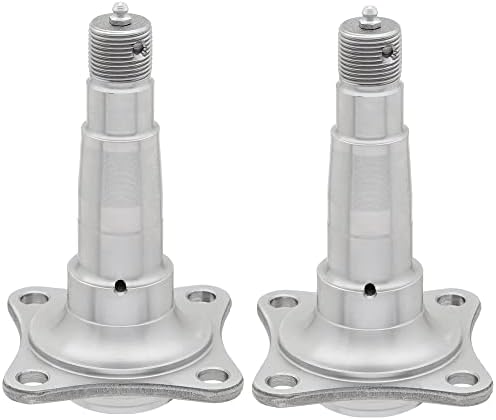 Spindle #84 E-Z Lube Weld-On with Brake Flange for 3500 lbs Trailer Axle - Compatible with Bearings Kit L44649/10 & L68149/11 - [2-Pack]