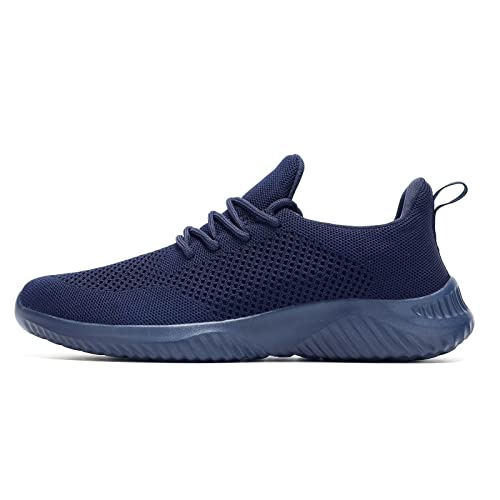 Image of Wrezatro Men's Slip on Walking Shoes Ultra Light Breathable Non Slip Running Shoes Casual Fashion Sneakers Mesh Workout Sports