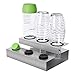 Produktbild Sodastream Flaschenhalter, Soda Stream Glasflaschen Neu Gestalteter Flaschenhalter, AbflussstäNder FüR Kristallglasflaschen, Hochwertiger Abfluss Edelstahl(3 Reihen)