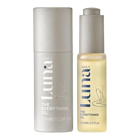 Luna Daily The Everywhere Oil 10ml | Hydrating Body Oil for Women | Natural Moisturizer for Ingrown Hair | Travel Size Cover