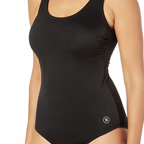 Hurley Ladies One Piece Swimsuit (Xl, Black) #TOP3