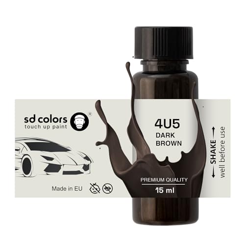 SD COLORS 4U5 Reparaturlack, 15 ML, Dunkelbraun