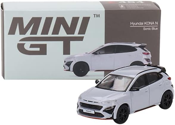 True Scale Miniatures MGT00454 - Hyundai KONA N Sonic Blue Limited Edition a 1200 piezas en todo el mundo