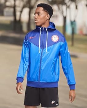 Nike Sportswear Team USA Windrunner Jaqueta olímpica azul (EUA