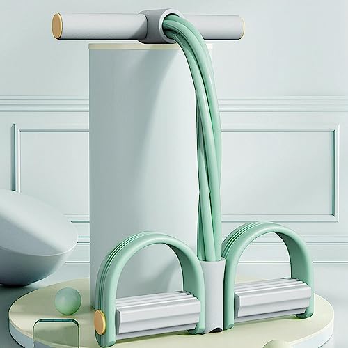 Fitness Resistance Bands | 6 Tube Pedal Ankle Puller | Portable Tension Ropes For Workout, Elastic Pedal Booster Body Shaper Fitness Equipment Abdominal Exerciser For Stretching #TOP1