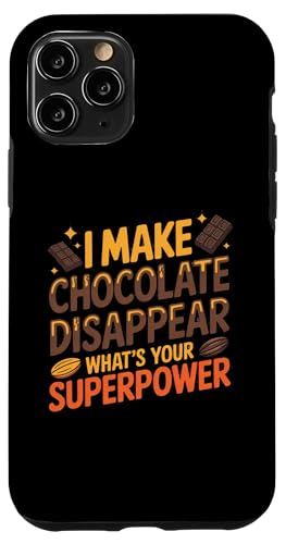 ���[���A �e�L�X�g �ʔ��� �l �ʔ��� I Make Chocolate Disappear �X�}�z�P�[�X iPhone 11 Pro �p