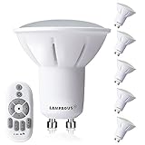 Bajo consumo: con una potencia de 5 W (450 lúmenes) equivalente a esta bombilla LED bombillas con 50 W de potencia. muy bajo consumo de energía, ahorra hasta un 85% los costes de electricidad en comparación con los focos convencionales.