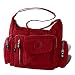 Produktbild Bag Street Umhängetasche Bodybag Nylon, Rot, 30x15x22cm