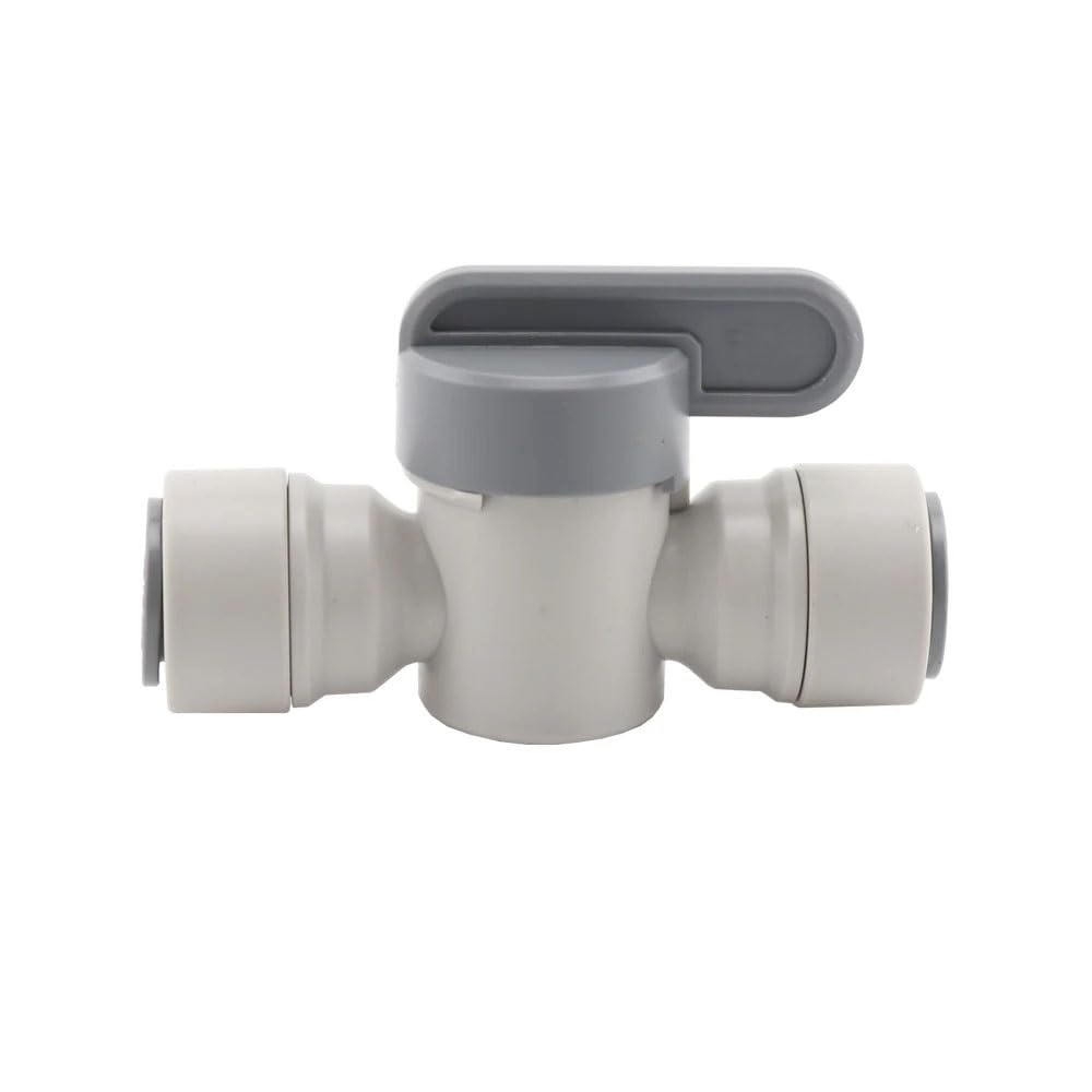 Valvola A Sfera Di Intercettazione Del Rubinetto Del Tubo Da 3/8" OD, Raccordo Rapido In Plastica, Raccordo A Innesto For Produzione Artigianale