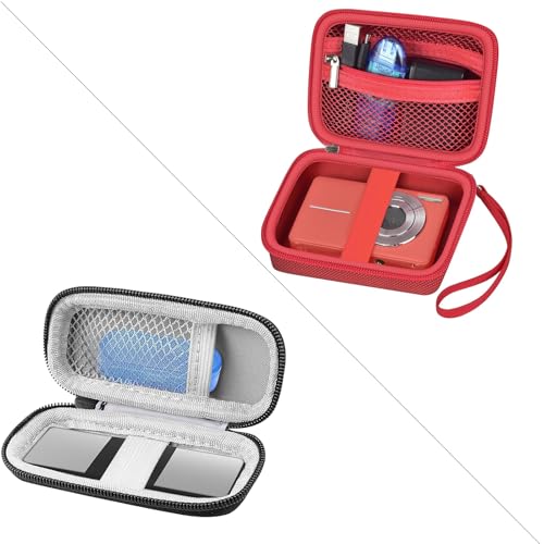 Heart Monitor Case Compatible with AliveCor Kardia Mobile ECG/for KardiaMobile 6L for Apple and Android Device - CASE ONLY (Black) Bundle with