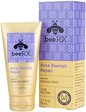 Bee Rx Acne Blemish Repair With Kanuka Honey - Acne Scar Treatment For Face, Body, Back - Spot Minimizer Pimple Cream Skin Care Acne Serum