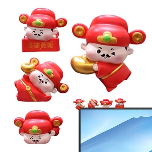 Bohany Dekoration für das Armaturenbrett, Figur aus Kunstharz, Gottes des Gottes, 4 Stück,...