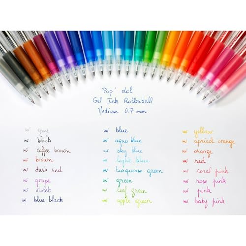 Caneta Gel Pop Lol 0.7, Preto, Pilot