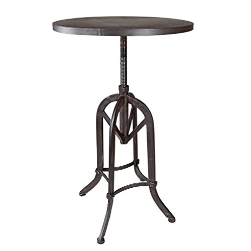 Design Toscano Industrial Revolution Adjustable Height Side Table steampunk buy now online Design Toscano Industrial Revolution Adjustable Height Side Table steampunk buy now online