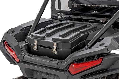 Rough Country Rear Bed Cargo Box for 2024 Polaris RZR XP 1000 - Fits 2/4 Seater, 28 GAL,Waterproof, UV & Scratch Resistant, Lockable