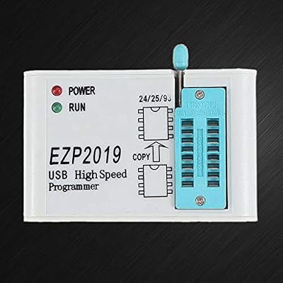 EZP2019 High Speed USB SPI Programmer Support 24 25 93 Series Chips EEPROM 25 h BIOS Chip with 8 Socket Metal and Plastic