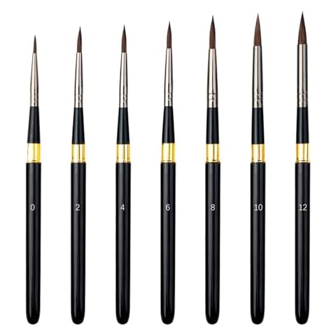 Sxutop 7-Piece Travel Watercolour Brush Set Cover