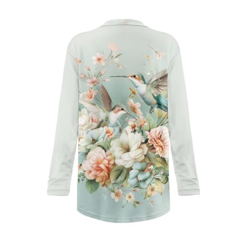Image of Womens Open Fron Cardigan Sweaters Long Sleeve Tops Daily Coats