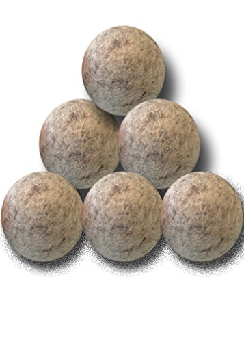 Woolzies Wool Dryer Balls Organic (3 XL, Grey) - Thumbnail 2