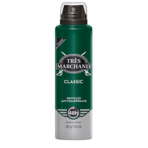 Desodorante Aerossol Classic, Très Marchand, 150 Ml (90G)