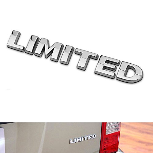 3D Metal LIMITED Car Side Fender Rear Trunk Emblem Badge Sticker Decals for JEEP Wrangler Compass Commander Cherokee Renegade Grand Cherokee