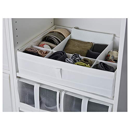 SKUBB Boîte avec compartiments design minimaliste blanc ProTuning