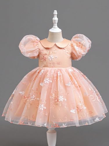 Image of TAGAS Girls' Princess Dress || Girl Frock || BirthdayDress Babygirls| (KD-65) Knee-Length