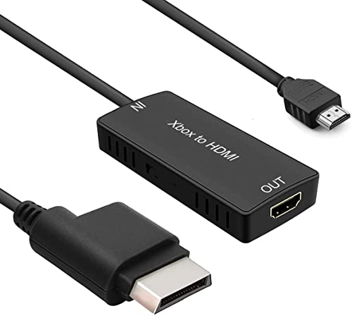 ELASO Xbox to HDMI Converter Adapter, 720P / 1080P HDTV HDMI Display Cables Compatible with Original Xbox