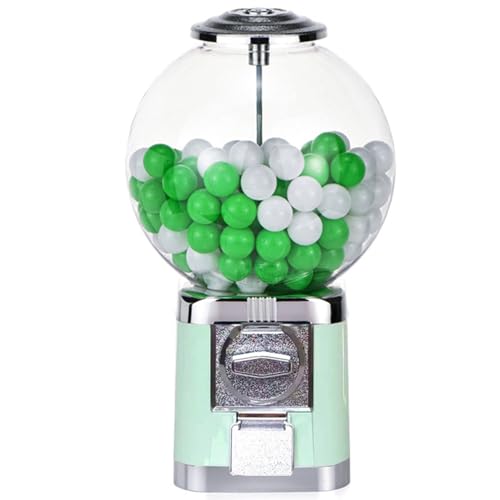 Máquina Expendedora De Chicles, Máquina Expendedora De Caramelos A Granel con 100 Bolas Vacías De 32 Mm, Banco De Chicles Que Funciona con Monedas, Dispensador Clásico De Caramelos Y Juguetes Teal Máquina Expendedora De Chicles, Máquina Expendedora De Caramelos A Granel con 100 Bolas Vacías De 32 Mm, Banco De Chicles Que Funciona con Monedas, Dispensador Clásico De Caramelos Y Juguetes Teal