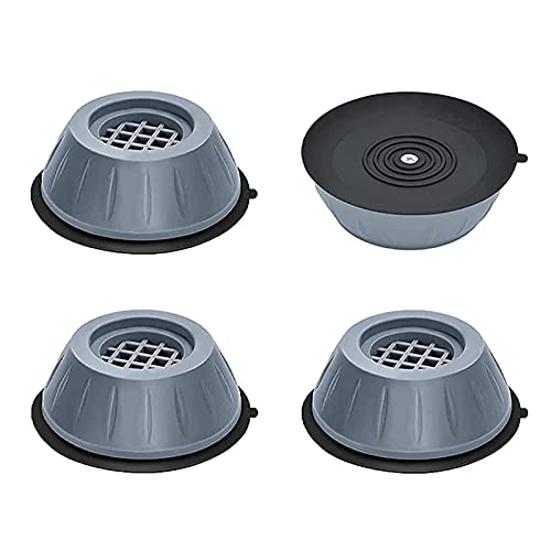 4 peças de almofadas antiderrapantes para máquina de lavar, almofada de suporte antivibração, secado