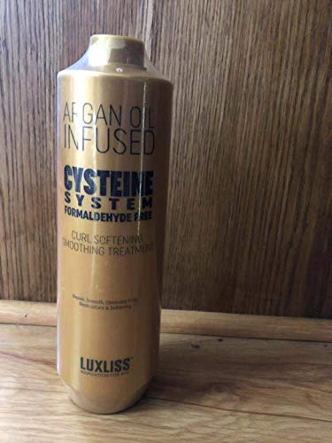 Cysteine System Curl Softening Smoothing Treatment And Keratin Daily Care Shampoo & Conditioner 4Pcs Set Professional Results Straightens And Smooths Hair Formaldehyde Free 100%Safe #TOP1