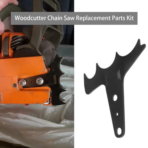 VGOL Felling Dog Bumper Spike Chain Catcher Kit Compatible with Husqvarna 362 365 371XP 372XP 385 390 Spike Chain Catcher Kit Chainsaw Black OEM 503 47 05-01 - Image 2